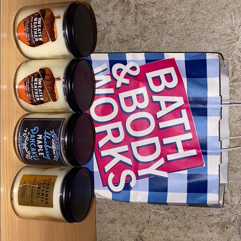Bath and body works one wick candles. Each 14.50!